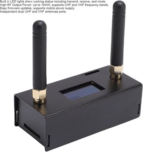 Duplex Hotspot Board, Digital Voice Modem with Dual Antennae for UHF VHF, Supports DMR P25 DStar, 10mW RF Output, Fit for RasPi in Saudi Arabia
