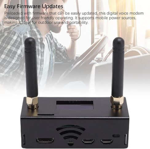 Duplex Hotspot Board, Digital Voice Modem with Dual Antennae for UHF VHF, Supports DMR P25 DStar, 10mW RF Output, Fit for RasPi in Saudi Arabia