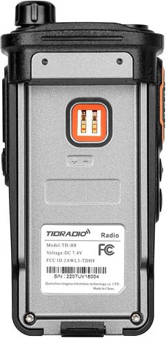 TIDRADIO TD-H8 10 Watt Ham Handheld Radio, APP Wireless Programming, Long Range Two Way Radio, 2500mAh USB-C Battery,1.77" Color Screen, FM,AM, NOAA Survival Gear Walkie Talkies -2 Pack in Saudi Arabia