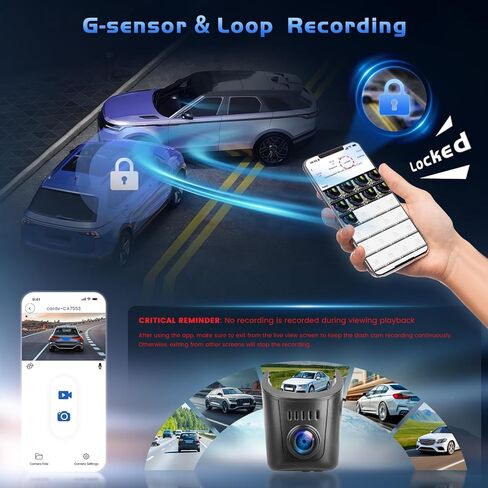 4K Dash Cam fit for Audi 2019-2026 A4 A6 Allroad A3 A5 Q5 S4 S6 Q7 A8 S8 TT A7 S5 Q3 S3 S7 RS3 RS5 RS6 e-tron, OEM Look, UHD 2160P Video, WiFi & App, GPS, 64GB Card in Saudi Arabia
