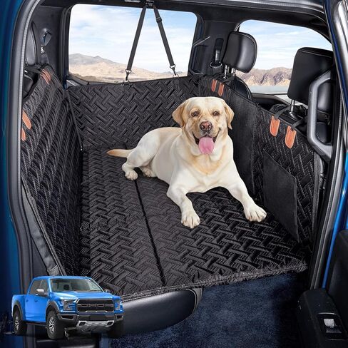 ABE Dog Back Seat Extender for Truck,Truck Dog Seat Cover Back Seat,Non Inflatable Truck Bed Mattress,Dog Hammock for Truck,Dog Bed for Truck,Pet Seat Covers for F150/RAM1500/Silverado in Saudi Arabia