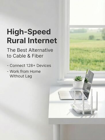 راوتر InHand Networks 5G BE4200 WiFi 7 موجه خلوي، معتمد من Verizon، AT&T، T-Mobile، تجاوز فشل بطاقة SIM المزدوجة، إدارة سحابية مدعومة بالذكاء الاصطناعي، منافذ 2x2.5 جيجا بايت، إنترنت للمركبات الترفيهية، والأعمال التجارية المتنقلة، والمنزل والمكتب الريفي in Kuwait