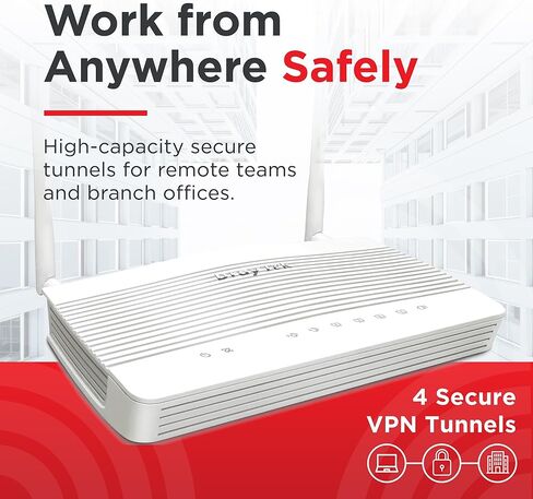 موجه DrayTek Vigor 2136ax متعدد جيجابت إيثرنت مع شبكة Wi-Fi 6 AX3000 اللاسلكية وVPN وواجهات سريعة 2.5 جيجابت in Saudi Arabia