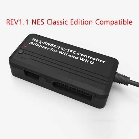 Controller Compatibility Adapter for Making NES/SNES/FC/SFC Controller Compatible with Wii & WiiU in Saudi Arabia