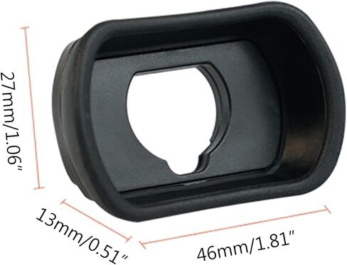 Rubber Eyecup Camera Accessories Part Replacement Eyepiece Cover EC-XT-L Eye Cup Viewfinder for GFX100 XH2S Camera Accessories Kit in Saudi Arabia