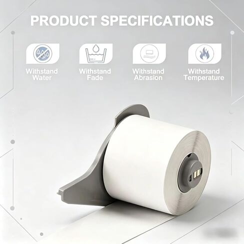 M7C-2000-595-WT Compatible for Brady All Weather Permanent Adhesive Vinyl Label Tape for BMP71 Printers - 2" x 50', White in Saudi Arabia