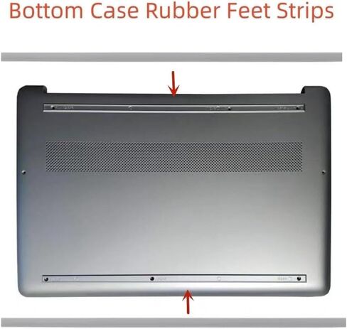 Bottom Case Laptop Rubber Feet Strips Replacement for HP 15-DY 15T-DY 15-ER 15-EF 15-FR 15S-FQ TPN-Q222 Q230 Series Bottom Cover Non-Skip Bumper Rubber Foot Strip in Saudi Arabia