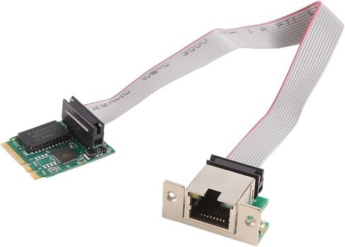 M.2 A+E Key 2.5G Ethernet LAN Card RTL8125B Industrial Control Network Card M.2 Gigabit Ethernet Network Card Easy Install in Saudi Arabia