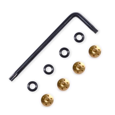 Cool Hand Customized Screws for Sig P238 P938 Grips, 4 Stainless Steel Screws, 4 O Rings, T10 Torx Key, Gold, CHS-4-G in Saudi Arabia
