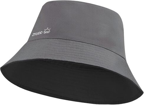 Zylioo Big Head Reversible Bucket Hat, Oversize Cooling Travel Hat, Double Sided Summer Hat for Men Women, Beach Sun Hat in Saudi Arabia