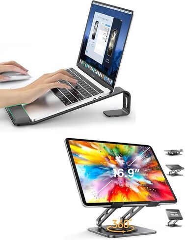 LOXP Swivel Tablet Stand and Vertical Laptop Stand in Saudi Arabia
