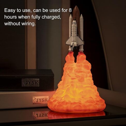 Stylish Shape 3 Dimensional Printing LED Lamp USB Light, PLA Material, 1W Power, 2000 Hours Service Life, Perfect for Living Room Supplies, for in Saudi Arabia