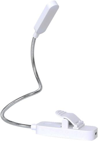 Drfeify ClampHolder على ضوء القراءة، ضوء ليلي خافت قابل لإعادة الشحن عبر USB للقراءة في السرير، كتاب مرن مزود بـ 8/12 مصباح LED، وقت يدوم 5-15 ساعة، درجة حرارة اللون 1600K-5500K-2800K، (النوع 1 (8 in Saudi Arabia
