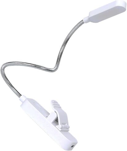 Drfeify ClampHolder على ضوء القراءة، ضوء ليلي خافت قابل لإعادة الشحن عبر USB للقراءة في السرير، كتاب مرن مزود بـ 8/12 مصباح LED، وقت يدوم 5-15 ساعة، درجة حرارة اللون 1600K-5500K-2800K، (النوع 1 (8 in Saudi Arabia