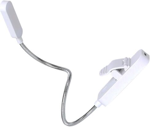 Drfeify ClampHolder على ضوء القراءة، ضوء ليلي خافت قابل لإعادة الشحن عبر USB للقراءة في السرير، كتاب مرن مزود بـ 8/12 مصباح LED، وقت يدوم 5-15 ساعة، درجة حرارة اللون 1600K-5500K-2800K، (النوع 1 (8 in Saudi Arabia