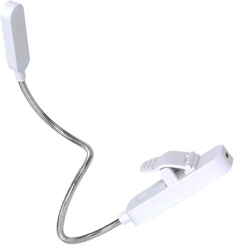 Drfeify ClampHolder على ضوء القراءة، ضوء ليلي خافت قابل لإعادة الشحن عبر USB للقراءة في السرير، كتاب مرن مزود بـ 8/12 مصباح LED، وقت يدوم 5-15 ساعة، درجة حرارة اللون 1600K-5500K-2800K، (النوع 1 (8 in Saudi Arabia