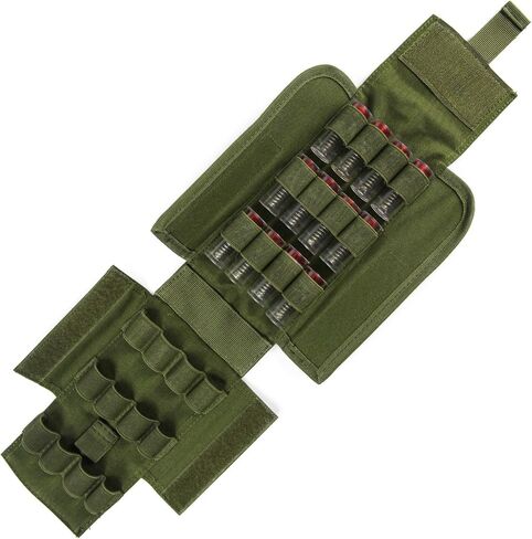 Shotgun Shell Pouch, GUGULUZA Molle Shot Shell Holder 12G / 20G Shotshell Pouch, 25 Rounds Ammo Reload Bag in Saudi Arabia