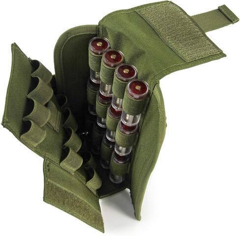 Shotgun Shell Pouch, GUGULUZA Molle Shot Shell Holder 12G / 20G Shotshell Pouch, 25 Rounds Ammo Reload Bag in Saudi Arabia