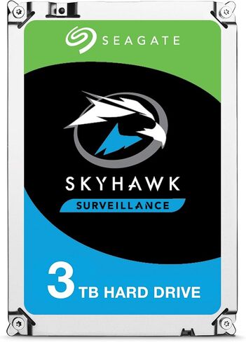 Seagate Skyhawk 3TB Surveillance Internal Hard Drive HDD – 3.5 Inch Sata 6Gb/s 256MB Cache for DVR NVR Security Camera System(M.Refurbished) in Saudi Arabia