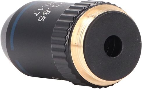Haofy 60X Microscope Objective Lens Achromatic High Magnification 20.2mm RMS Thread with Spring Protection Chrome Plated for Compound Biological Microscopes in Saudi Arabia