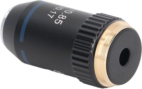 Haofy 60X Microscope Objective Lens Achromatic High Magnification 20.2mm RMS Thread with Spring Protection Chrome Plated for Compound Biological Microscopes in Saudi Arabia