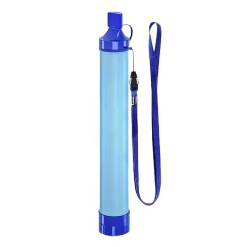 Portable Water Filter Straw, Lightweight Durable Personal Water Filtration for Emergency Preparedness, Camping, Hiking, Backpacking, 2-Pack in Saudi Arabia