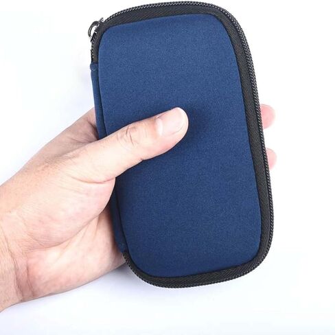 JBOS 2-Pack Flash Drive Storage Bags Black & Blue Portable Holders and Electronic Accessories Organizers for Thumb Drives and Small Gadgets in Saudi Arabia