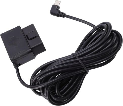 Generic Dash Cam Hardwire Kit, OBD Power Cable 11.5ft USB Type C Adapter with Digital Display Low Voltage Protecting 24h Parking Mode, for GPS Dashcams in Car DVRs in Saudi Arabia