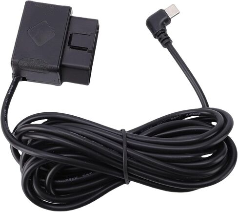 Generic Dash Cam Hardwire Kit, OBD Power Cable 11.5ft USB Type C Adapter with Digital Display Low Voltage Protecting 24h Parking Mode, for GPS Dashcams in Car DVRs in Saudi Arabia