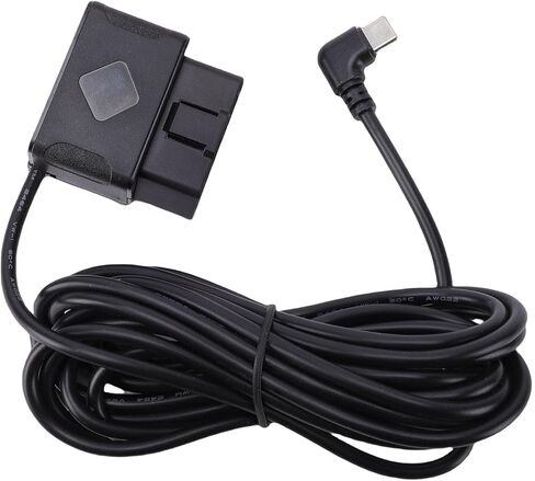 Generic Dash Cam Hardwire Kit, OBD Power Cable 11.5ft USB Type C Adapter with Digital Display Low Voltage Protecting 24h Parking Mode, for GPS Dashcams in Car DVRs in Saudi Arabia