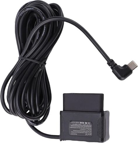 Generic Dash Cam Hardwire Kit, OBD Power Cable 11.5ft USB Type C Adapter with Digital Display Low Voltage Protecting 24h Parking Mode, for GPS Dashcams in Car DVRs in Saudi Arabia
