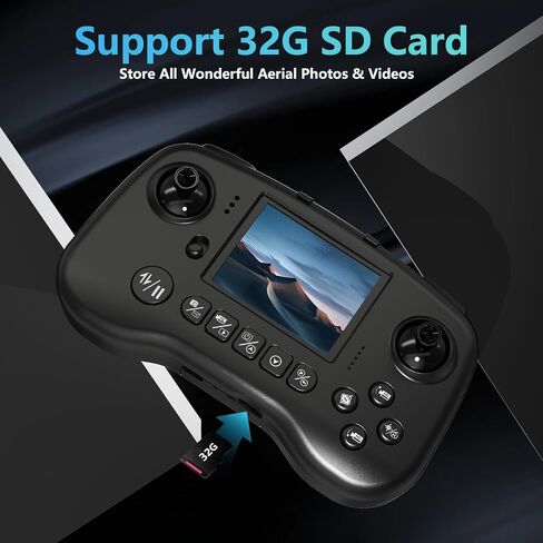 TTROARDS Drone with 4k Camera for Adults, Drone with LCD Screen 2.8 Inch, 32G SD Card, Professional Brushless Motor 270° Obstacle Avoidance, Foldable Remote Control Mini Quadcopter for Beginners in Saudi Arabia