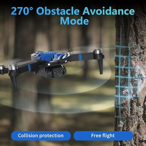 TTROARDS Drone with 4k Camera for Adults, Drone with LCD Screen 2.8 Inch, 32G SD Card, Professional Brushless Motor 270° Obstacle Avoidance, Foldable Remote Control Mini Quadcopter for Beginners in Saudi Arabia