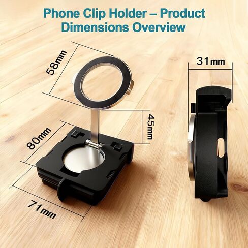Uonekamo Mobile Clip for GameSir X4 Aileron Controller,Adjustable Phone Mount Holder for Android, Split Design with Travel Case, Compatible with Diablo Immortal, Fortnite, Minecraft & More in Saudi Arabia