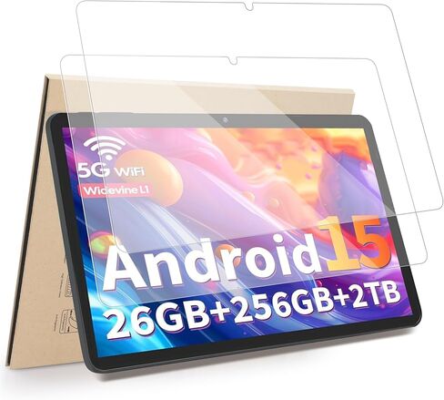 Hianjoo 2-Pack Screen Protector Compatible with Suicoey P30 / Relndoo P30 10" Tablet, Tempered Glass [HD Clarity] [9 Hardness] [Anti-Scratch] [Easy Installation] in Saudi Arabia