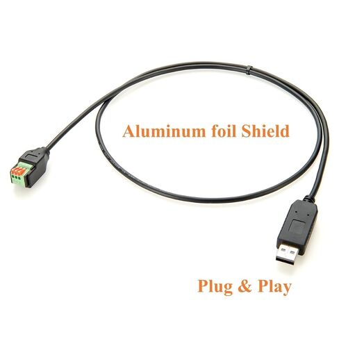 كابل محول تسلسلي USB إلى RS485 مع شريحة FTDI USB 2.0 ذكر إلى 3 دبوس كابل اتصال RS485 لـ Modbus RTU، Windows 7، 8، 10، 11، XP، Android، Linux، Mac (1M/3.28FT) in Kuwait