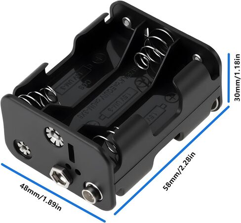 SING F LTD 2pcs 9V Tester Battery Holder 58 * 48 * 30mm Compatible with Fluke1651 1651B 1652 in Saudi Arabia