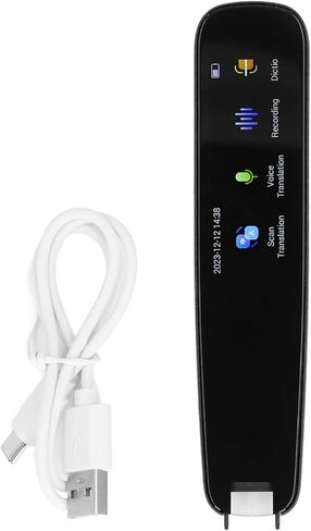 Drfeify Drfeify Smart Scanning Pen,Portable Touch Translation Scanning Pen Support 12 Languages with Smart Recording (Black) in Saudi Arabia