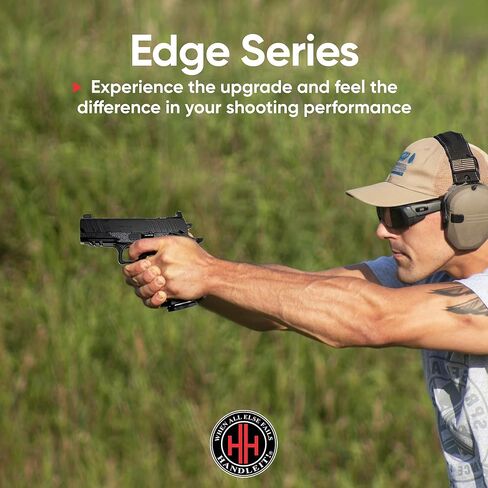 Handleitgrips Gun Grip Tape Wrap Compatible with Springfield Armory Prodigy Compact Edge, Black Textured Rubber Pistol Grip Tape with Inserts, Gun Grip Wrap, Veteran Owned, Made in USA in Saudi Arabia