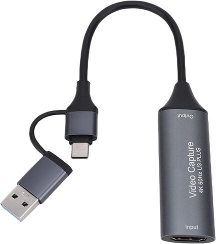 بطاقة فيديو، 4K HD إلى USB C وفيديو صوت USB 3.0 منخفض الكمون مع إدخال واجهة الوسائط المتعددة عالية الدقة، لبث الألعاب التعليمية للمؤتمرات in Kuwait