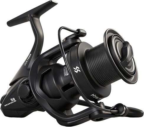 Sougayilang Big Game Surf Spinning Reel 7000 - 44LB Max Drag، 4.7:1 نسبة التروس، 6+1 محامل، بكرة طويلة 30 مم، جسم الجرافيت - بكرة مياه مالحة شديدة التحمل للصيد في الخارج والشاطئ in Kuwait