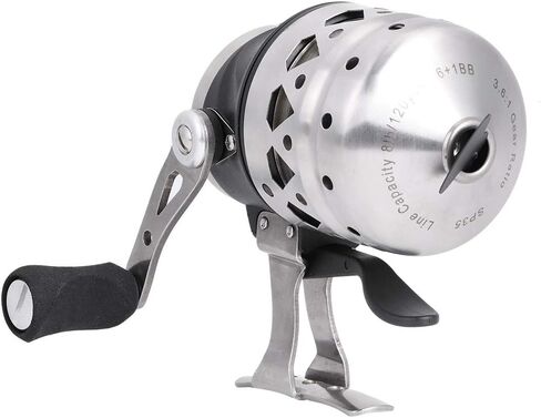 Fishing Reel, Archery Spincast, Ambidextrous, Stainless Steel, 15LB/55YDS, 3.6:1 Gear Ratio, 8 Pounds Drag, SC35/SP35 Option in Saudi Arabia