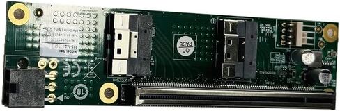 2 منفذ SlimSAS SFF-8654 8i x2 إلى PCIe4.0/3.0 x16 فتحة بطاقة محول SFF8654 بطاقة الناهض لرسومات الشبكة وحدة معالجة الرسومات الفيديو PCIe4.0 in Kuwait