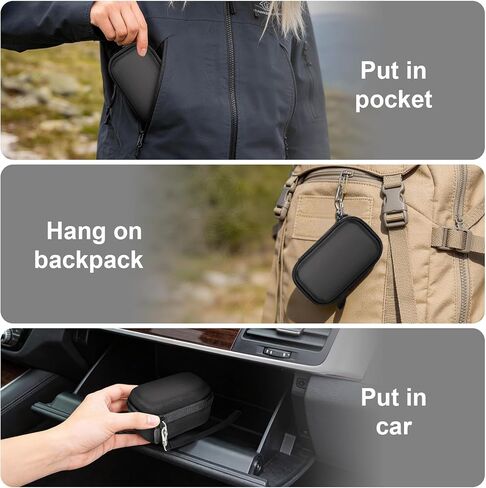 ANKHOH Case for Garmin InReach Mini 2 Satellite Communicator, Lightweight and Compact in Reach Satellite Phone Travel Bag, Outdoor Handheld GPS Miniatures Holder for Hiking and Camping (Box Only) in Saudi Arabia