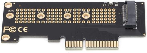 PCIE M.2 SSD Adapter Card, Connect NGFF 2230/2242/2260/2280 SSD to Desktop Computer, PCIEx4 Converter for Fast Data Transfer in Saudi Arabia