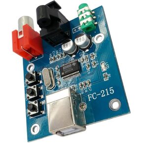 Decoded Module USB Input Coaxial Fiber HiFi Sound Card Electronic Component PCM2704 for Computer Accessories Portable USB Decoded in Kuwait