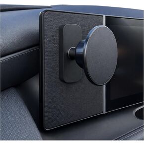 حامل هاتف مغناطيسي على لوحة القيادة متوافق مع Hyundai Sonata/Kona/Santa Fe/Santa Cruz، Tucson (Select Trims)، Ioniq 5/Ioniq 9، متوافق مع MagSafe، مقبض قوي للداش، وصلة كروية محكمة الغلق، أسود بالكامل in Kuwait