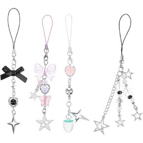 Lusofie Cute Y2K Phone Charm, Aesthetic Phone Lanyard String, Multi-Purpose Phones Strap for Bag Purse Backpack, Trendy Pendant Decor for Women Girls in Saudi Arabia