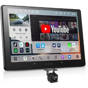 S8 Gen4 10.1 بوصة QLED Double DIN Android Car Stereo، Wireless CarPlay، Android Auto، 4GB+64GB، HiFi DSP 32EQ Optical/Coax 4V RCA، HDMI In/Out، 4G LTE، راديو شاشة تعمل باللمس ChatGPT AI، S84G211P-S01 in Kuwait