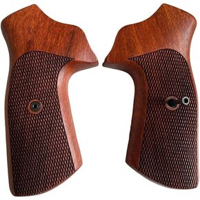 New Handmade reproductive Checker Engraved Padauk Wood Grips Compatible with Ruuggerr GP 100, Super Redhawk, #GP100-03 in Kuwait
